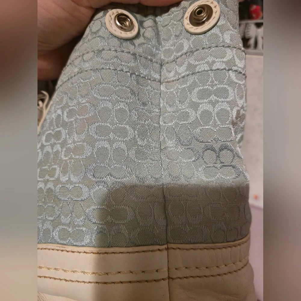 Coach Light Blue Bag - Picture 5 of 13